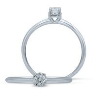 Anello Fanton Gioielli Donna SOLITARI in Oro bianco Diamante 0.10 Ct ANOR-84-52 - ANOR-84-52